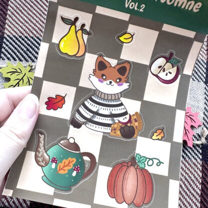 Planche de stickers saveurs d’automne