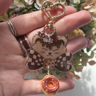 Porte-clés Nounours chocolat