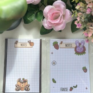 Blocs notes Fraise/Chocolat