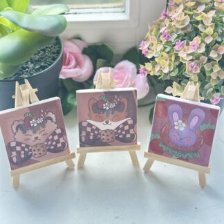 Minis tableaux Fraise/Chocolat